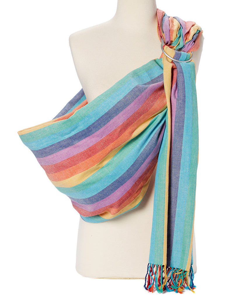 Summer Rainbow Ring Sling – Hip Baby Wrap