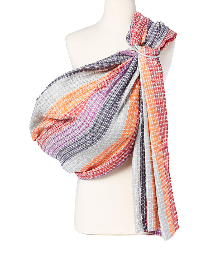 -Rainbow Honeycomb Ring Sling