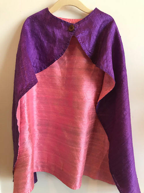 Silk Cape Purple/Pink