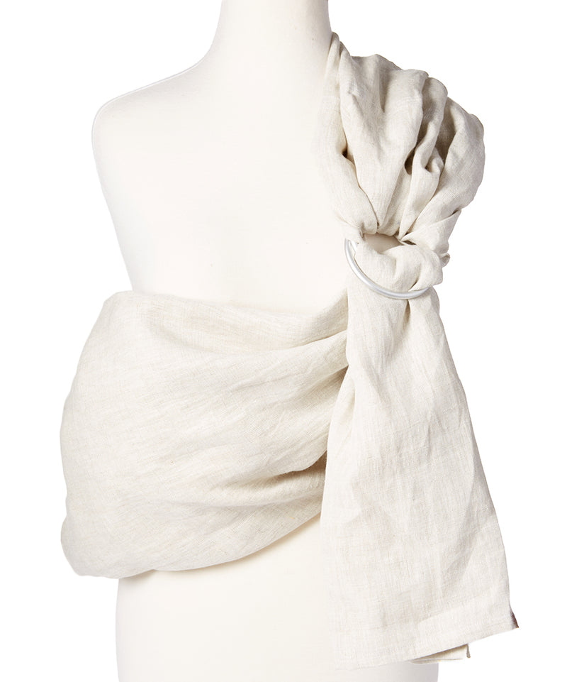 -Oat Linen Ring Sling