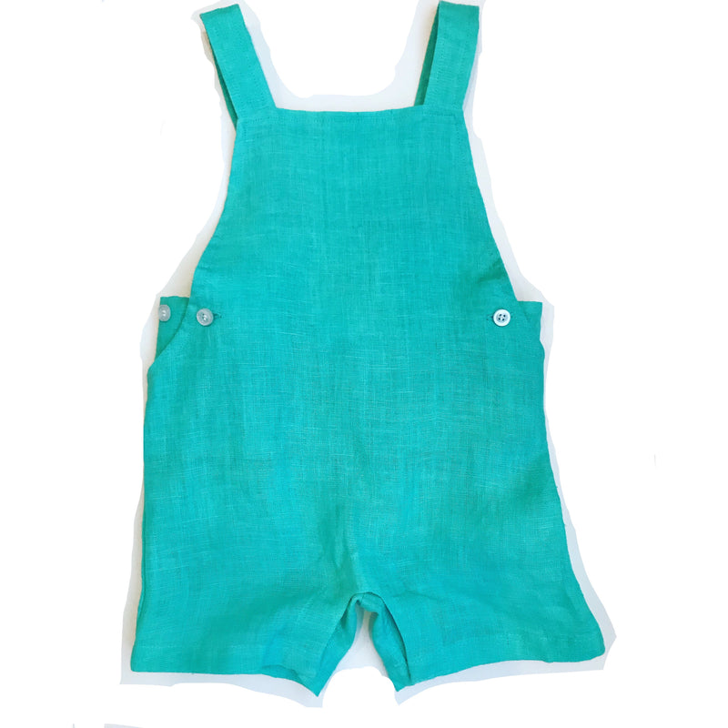 Turquoise Linen Jumper