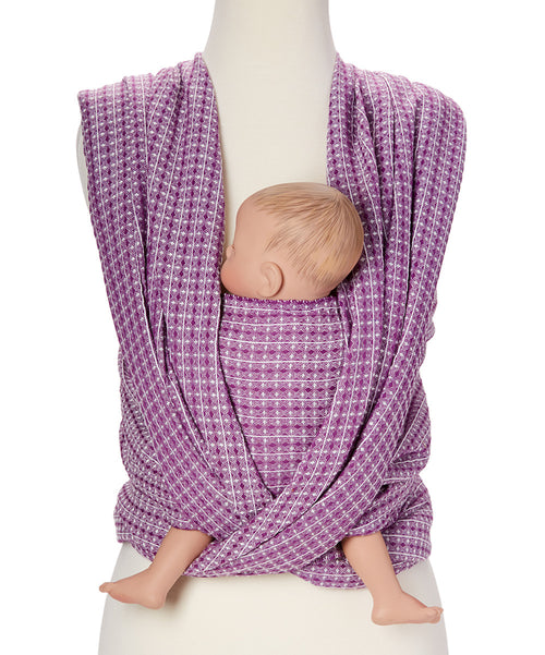 -Plum Honeycomb Woven Wrap