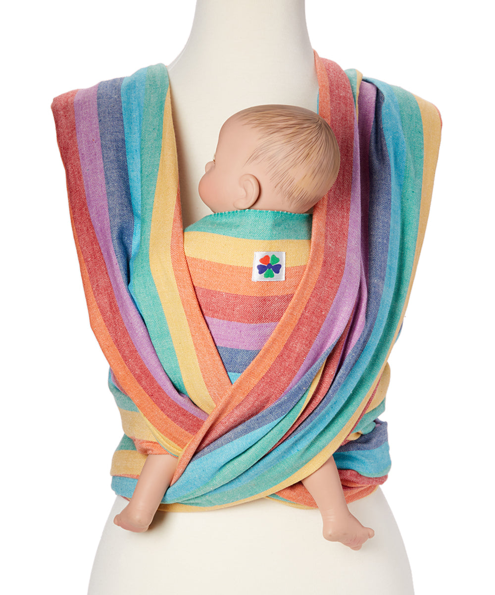 Summer Rainbow Woven Wrap – Hip Baby Wrap - Main Image
